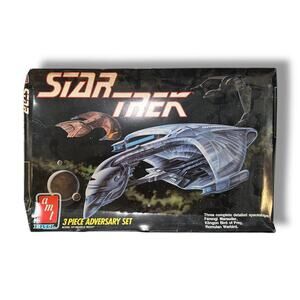 1989 Star Trek 3 Piece Adversary Set Model Kit